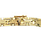 vintage Gouden fantasie choker 14 krt