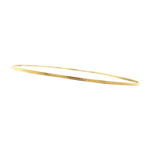 Gold engraved jingle bracelet 14 ct