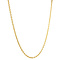 vintage Gold length necklace anchor 61 cm 14 krt