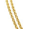 vintage Gold necklace foxtail 45 cm 14 krt