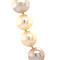 vintage Pearl necklace with gold clasp 45 cm 14 krt