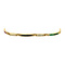 vintage Gouden vintage armband met saffier, smaragd, robijn en zirkonia 18 cm 14 krt
