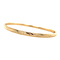 vintage Gold bangle with engraving 14 krt