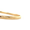 vintage Gold bangle with engraving 14 krt