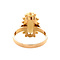 vintage Gouden ring met opaal 18 krt