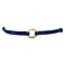 vintage Satijnen trinity armband 14 krt
