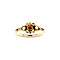 vintage Gouden ring met granaat 14 krt