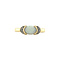 vintage Ring met opaal en diamant 9 krt