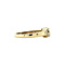 vintage Ring met opaal en diamant 9 krt