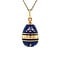 vintage Fabergé egg pendant 18 krt