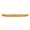 vintage Gold bracelet gourmet 19 cm 14 krt