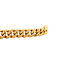 vintage Gold bracelet gourmet 19 cm 14 krt