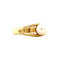 vintage Gold ring with pearl 14 krt