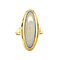 vintage Gold ring with opal 14 krt