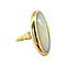 vintage Gold ring with opal 14 krt