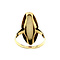 vintage Gold ring with opal 14 krt