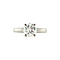 vintage Witgouden solitair ring met diamant 1.39ct. 18 krt