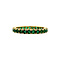 vintage Gouden alliance ring met natuurlijke smaragd 18 krt