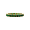 vintage Gouden alliance ring met natuurlijke smaragd 18 krt