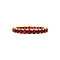 vintage Gold alliance ring with natural ruby 18 krt