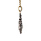 vintage Zilveren hanger met roosdiamant 14 krt/925