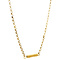 vintage Gold necklace jasseron 39 cm 14 krt