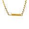 vintage Gold necklace jasseron 39 cm 14 krt