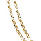 vintage Gold necklace jasseron 50 cm 14 krt