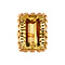 vintage Gold ring with citrine 18 krt