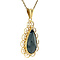 vintage Gold pendant with haematite 14 krt