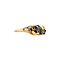 vintage Gold ring with rose diamond 14 krt