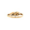 vintage Gold ring with rose diamond 14 krt