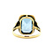 vintage Gold ring with spinel 14 krt