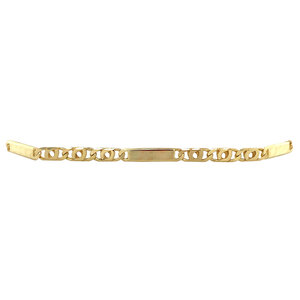 Gouden armband fantasie 19 cm 14 krt