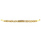 vintage Gouden armband fantasie 19 cm 14 krt