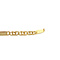 vintage Gouden armband fantasie 19 cm 14 krt