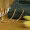 vintage Gouden armband gourmet 19 cm 14 krt