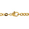 vintage Gold bracelet gourmet 19 cm 14 krt