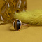 vintage Ring met tijgeroog 9 krt