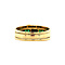 vintage Gold ring with emerald and diamond 18 krt