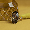 vintage Gold ring with smoky topaz 14 krt