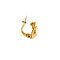 vintage Gold ear studs fantasy 14 krt