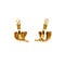 vintage Gold ear studs fantasy 14 krt