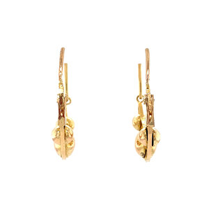 Gold earrings fantasy 14 krt