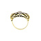 vintage Gold ring with rose diamond 14 krt