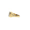 vintage Gouden herenring met diamant 14 krt