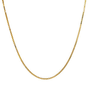 Gouden lengtecollier venetiaan 40 cm 18 krt