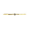 vintage Gold brooch with diamond 14 carat