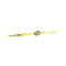 vintage Gold brooch with diamond 14 carat