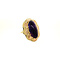 vintage Gold ring with amethyst 14 krt